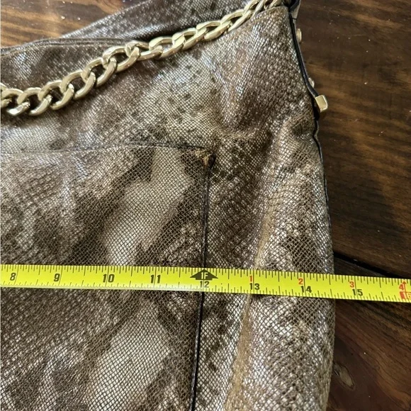 ANTONIO MELANI Large Snake Print Hobo Handbag - Picture 4 of 14